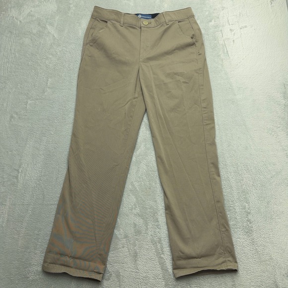 Democracy Pants - Democracy Pants Womens 12 Tan Ab"solution Straight Leg Khaki Chino Trousers